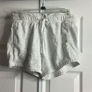 Ododos Gray Casual Shorts Pockets Drawstring M